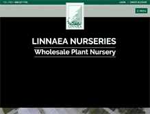 Tablet Screenshot of linnaeanurseries.com